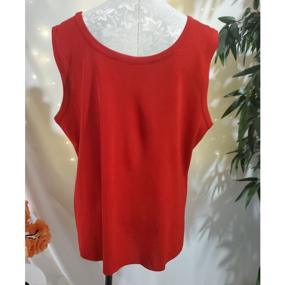 Exclusively Misook Womens Set of 2 Sleeveless Knit Tops Size 2X Career Office - Picture 6 of 13